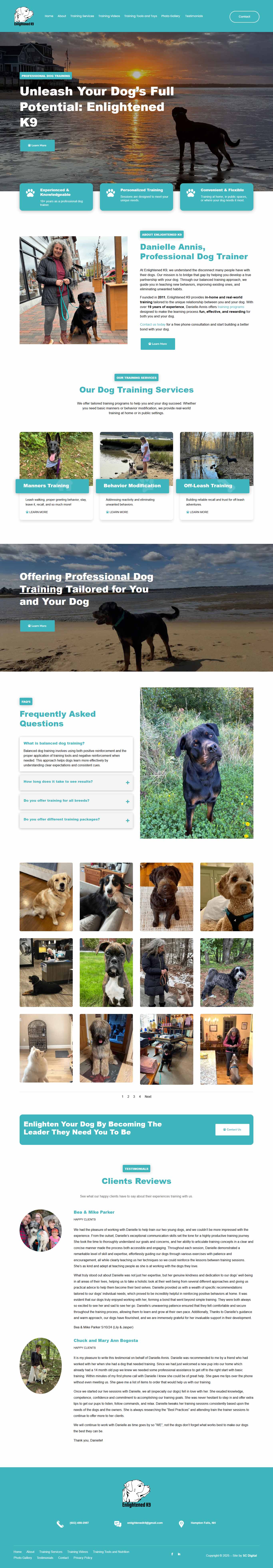Enlightened K9 Full Page Screenshot